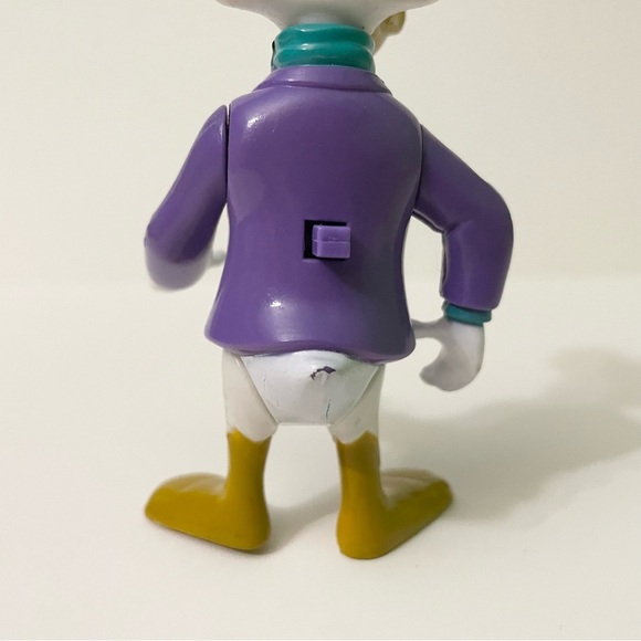 Vintage 1991 Darkwing Duck 4” Figure Disney Ducktales Playmates No Hat - Picture 8 of 16